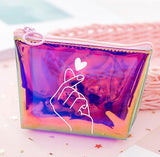 eTya Transparent Coin Purse Women Small Wallet Female Change Purses Mini Children's Pocket Wallets Key Card Holder PVC Hand bags