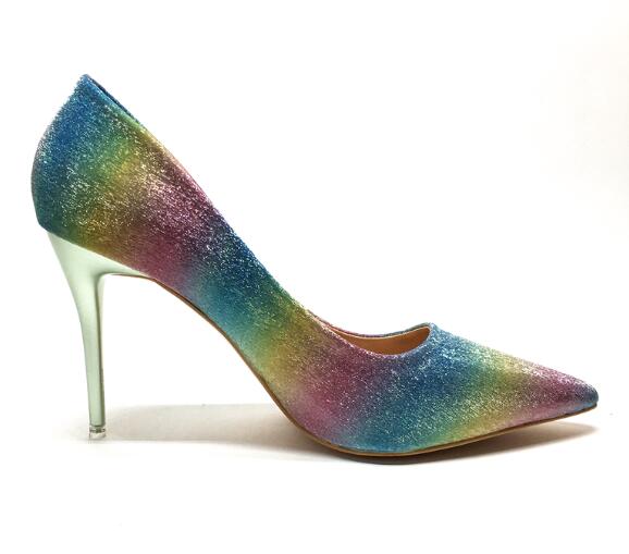 2018 GUQ sandals  Brand Women Pumps High Heels Colorfull Wedding Shoes Woman High Heels Sexy Ladies Shoes Women High Heel Pumps