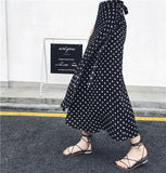 25 Colors 2019 Bohemian High Waist Floral Print Summer Skirts Womens Boho Asymmetrical Chiffon Skirt Maxi Long Skirts For Women