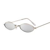 Retro Small Oval Sunglasses Women Female Vintage Hip Hop Balck Glasses Retro Sunglass lady Luxury Brand Eyewear