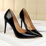 2019 Women shoes Sexy high heels party pumps Female Summer heels mirror face leather Silver Golden ladies shoe zapatillas mujer